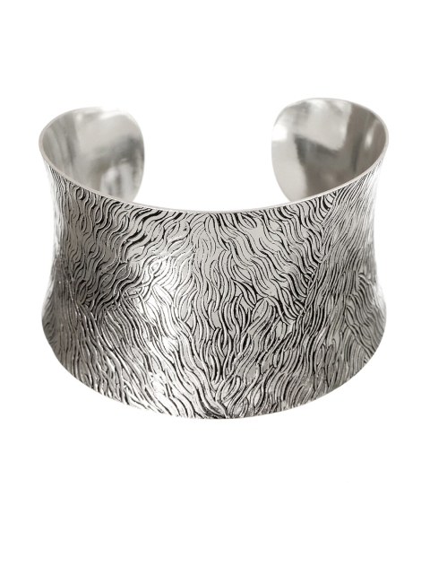 

INDYA Silver-Toned Cuff Bracelet