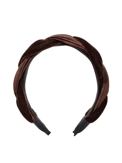 

Stoln Girls Brown Self-Design Hairband