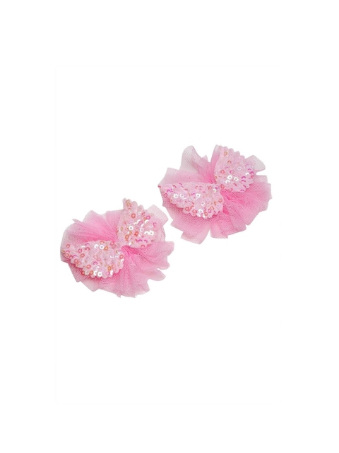 

Stoln Girls Set Of 2 Pink Embellished Alligator Hair Clips