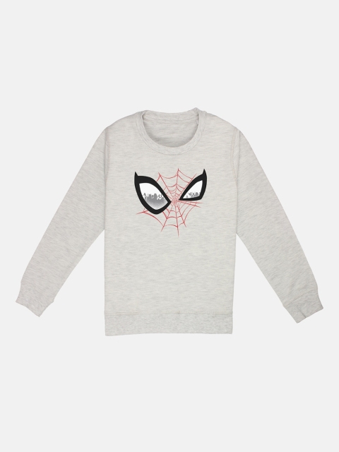 

Kids Ville Boys Grey Spiderman Printed Sweatshirt