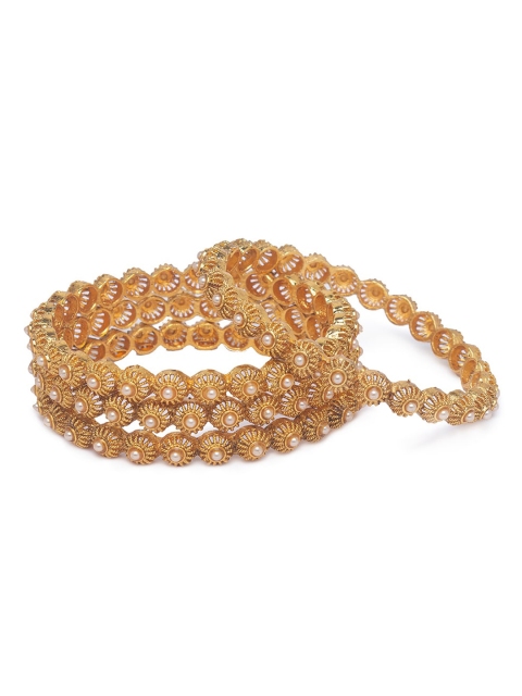 

Globus Set of 4 Gold-Plated Bangle-Style Bracelets