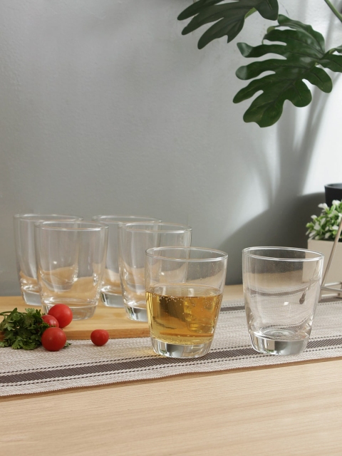 

Ocean Set Of 6 Transparent Solid Tiara Glasses