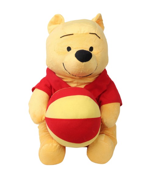 

Disney Kids Yellow & Red Pooh With Ball Plush Soft Toy