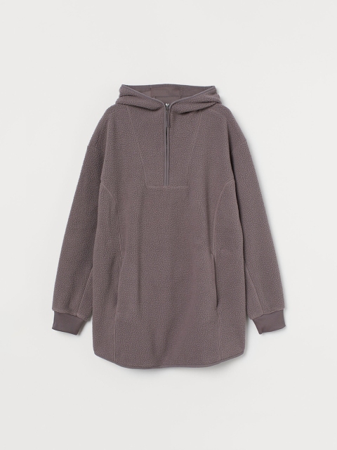 

H&M Women Mauve Fleece Outdoor Jacket