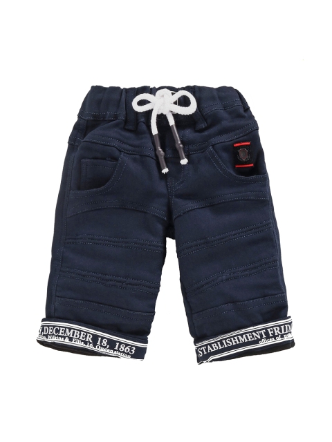 

Noddy Boys Navy Blue Solid Regular Shorts