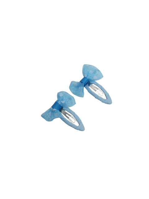 

Stoln Girls Turquoise Blue Set of 2 Embellished Tic Tac Hair Clips