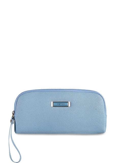 

Metro Blue Solid Clutch