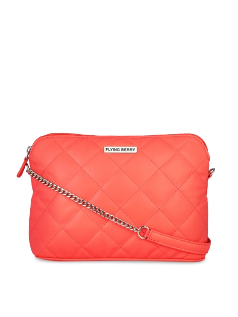 

FLYING BERRY Coral Textured Sling Bag