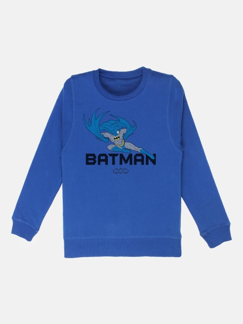 

Kids Ville Boys Blue Batman Printed Sweatshirt