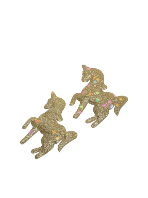 

Stoln Girls Yellow Set of 2 Embellished Alligator Hair Clip