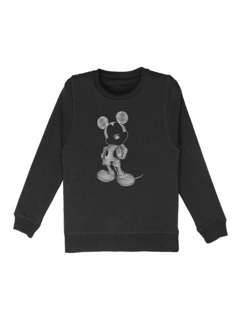 

Kids Ville Boys Black Mickey & Friends Printed Sweatshirt