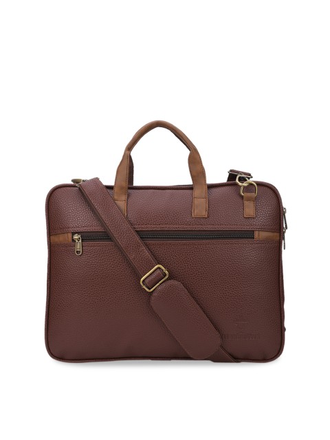 

Lioncrown Unisex Brown Solid 15.6 Inch Laptop Bag