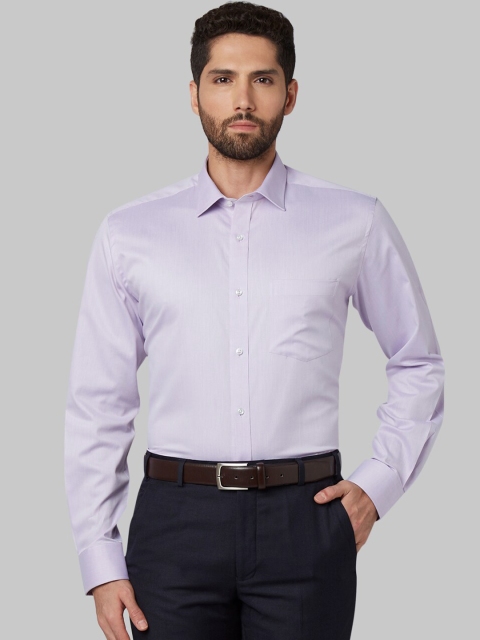 

Park Avenue Men Purple Regular Fit Solid Formal Shirt