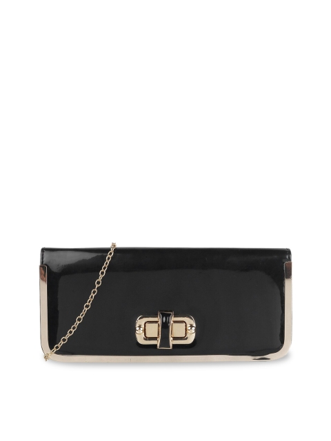 

Metro Black Solid Purse Clutches