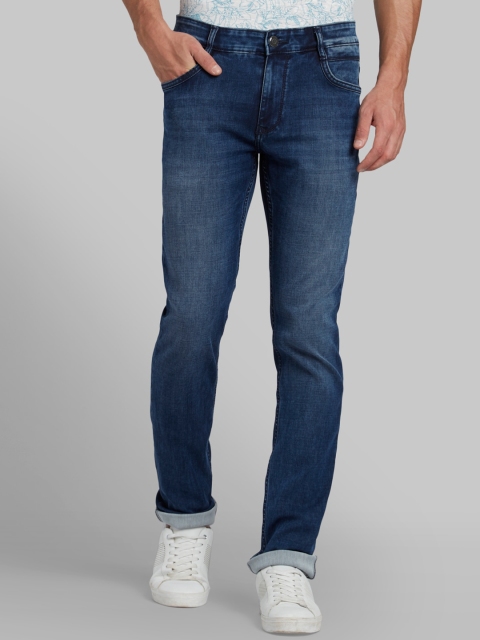 

Parx Men Blue Tapered Fit Mid-Rise Clean Look Jeans