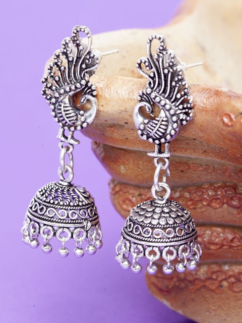 

Stoln Silver-Plated Classic Jhumkas