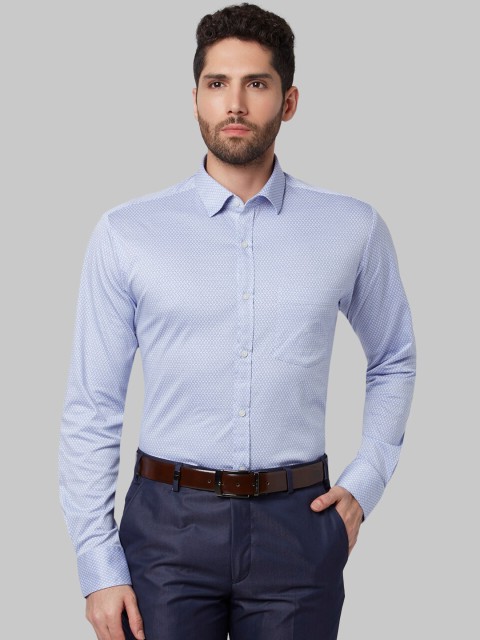 

Park Avenue Men Blue Slim Fit Solid Formal Shirt