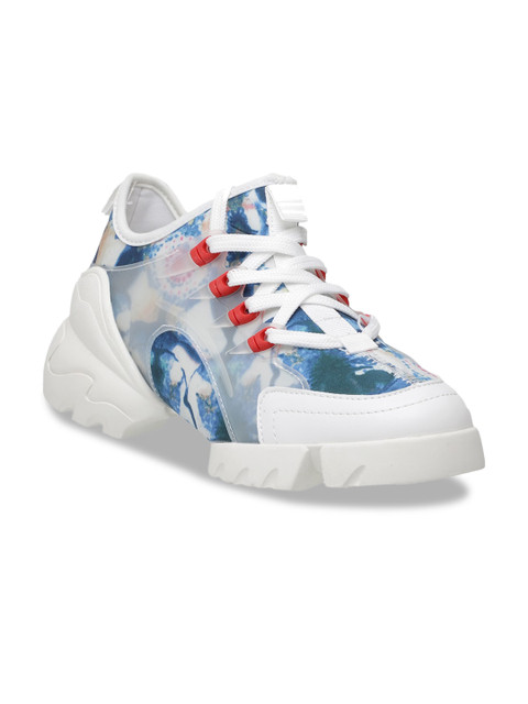 

Carlton London sports Women White Memory Foam Sneakers