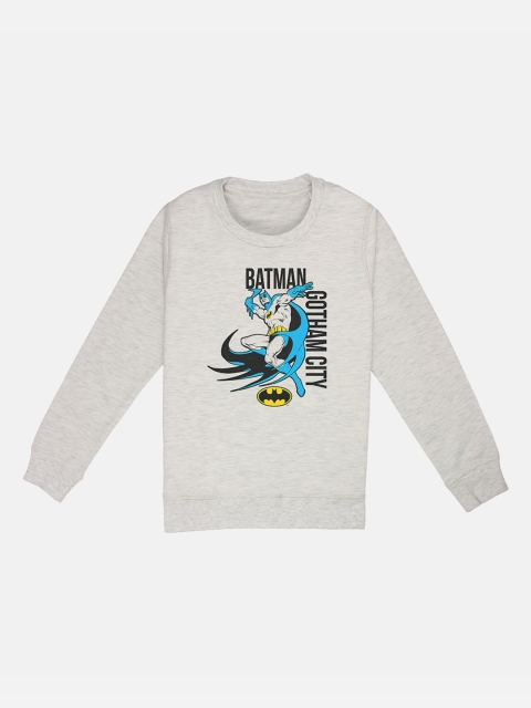 

Kids Ville Boys Grey & Black Batman Print Sweatshirt
