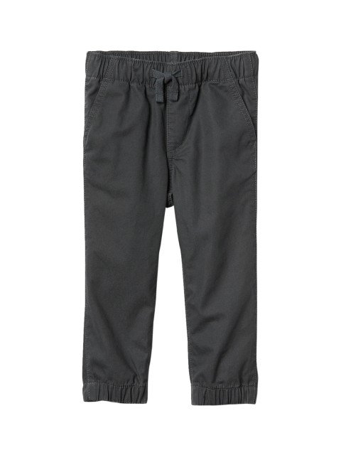 

GAP Boys Charcoal Grey Straight Fit Solid Joggers
