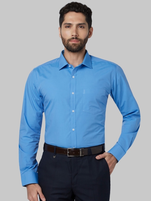 

Park Avenue Men Blue Slim Fit Solid Formal Shirt