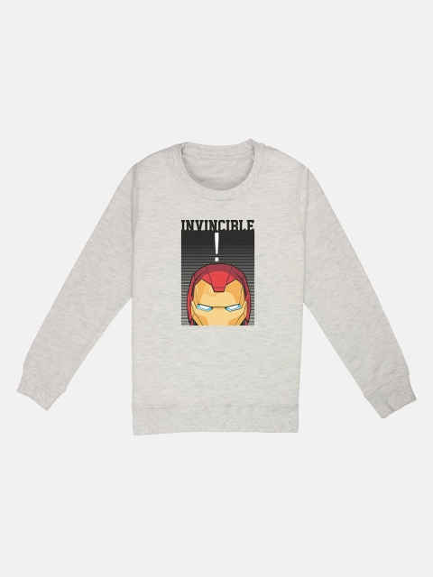 

Kids Ville Boys Grey Iron Man Printed Sweatshirt
