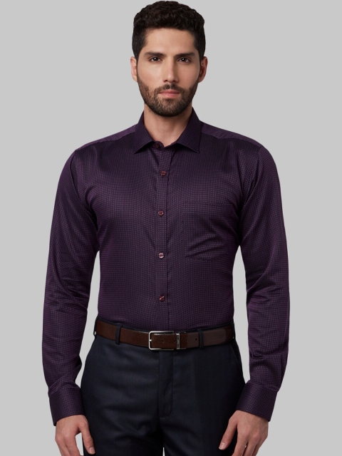 

Park Avenue Men Purple Slim Fit Solid Formal Shirt