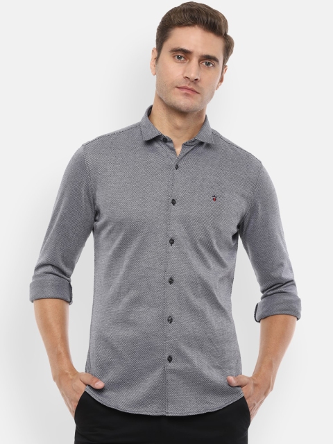 

Louis Philippe Sport Men Grey Regular Fit Printed Casual Shirt