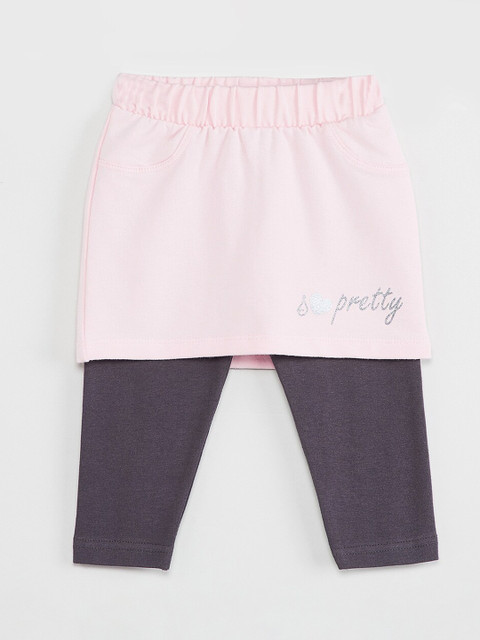 

MAX Girls Pink Colourblocked Skirt