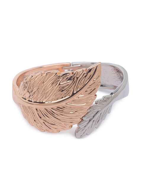 

Globus Rose Gold & Silver-Plated Cuff Bracelet