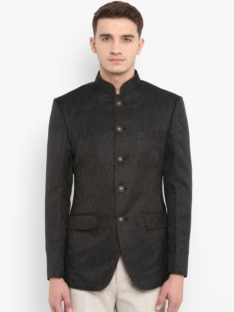 

Ethnix by Raymond Men Black Solid Tailored Jacket
