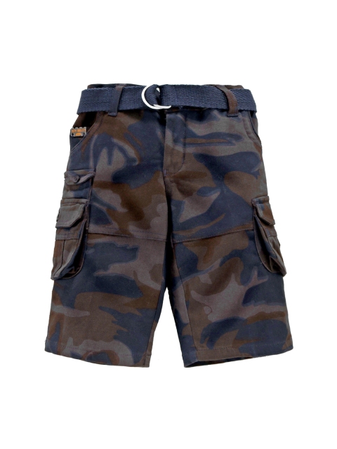 

Noddy Boys Green Printed Regular Fit Regular Shorts
