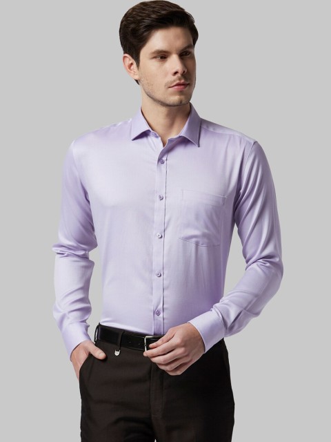 

Park Avenue Men Violet Slim Fit Solid Formal Shirt