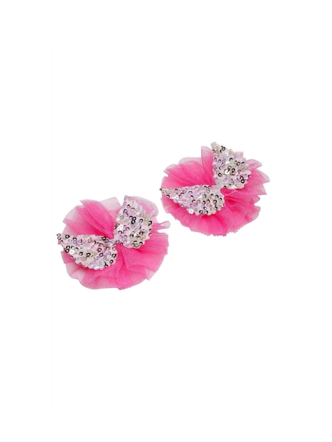 

Stoln Girls Pink Set of 2 Embellished Alligator Hair Clips