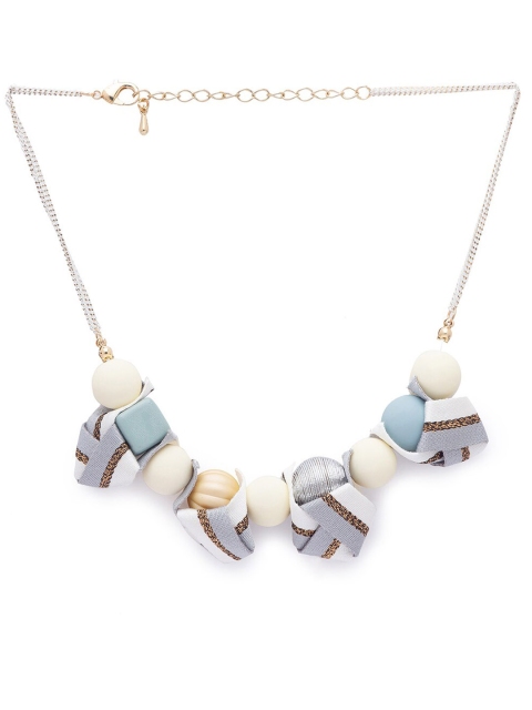 

Globus Gold-Plated & Blue Minimal Necklace