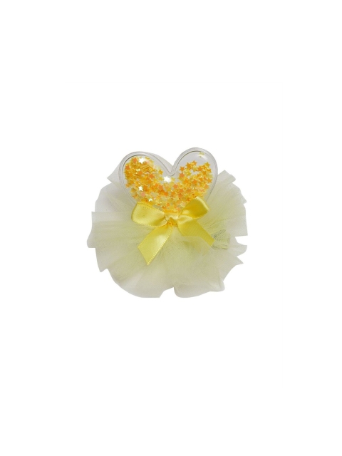 

Stoln Yellow Embellished Alligator Hair Clip