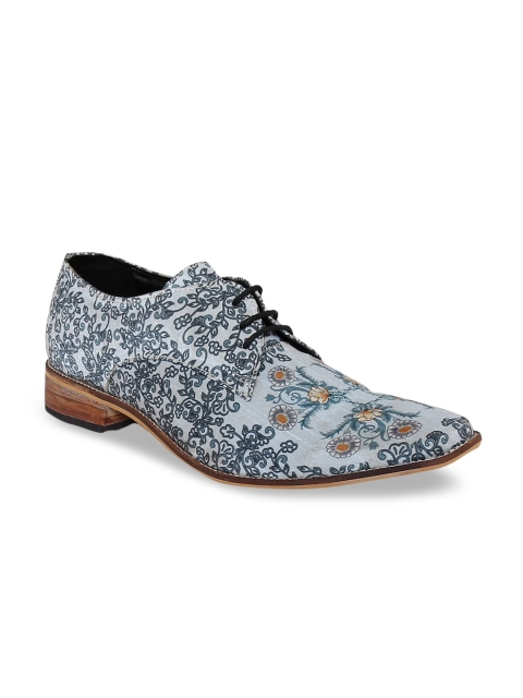 

Kanvas Men Multicoloured Printed Derbys, Multi