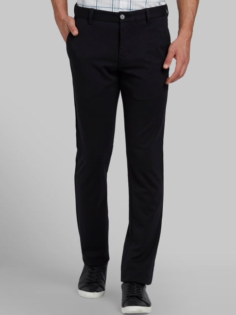 

Parx Men Black Tapered Fit Solid Regular Trousers