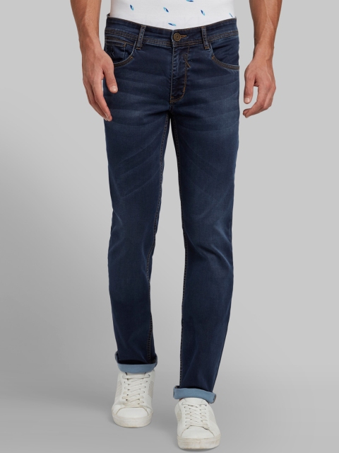 

Parx Men Blue Tapered Fit Mid-Rise Clean Look Jeans