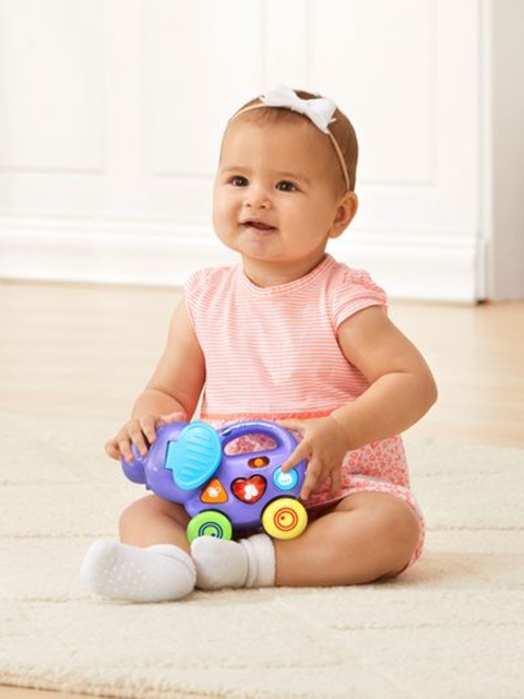 

Vtech By ToysRus Purple Push & Play Elephant