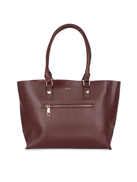 

ALDO Maroon Solid Shoulder Bag