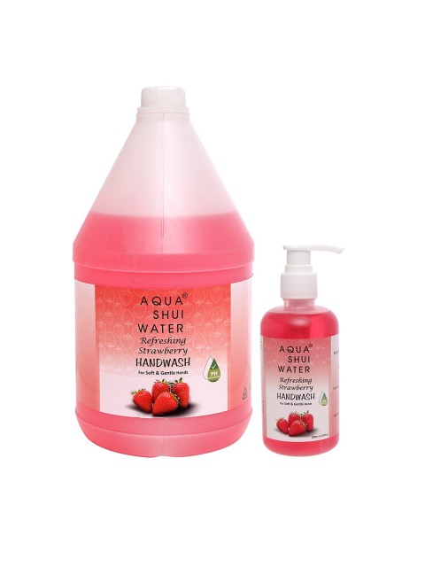 

Aqua Shui Water Set Of 2 Red Strawberry Hand Wash 5200ml