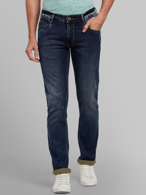 

Parx Men Blue Tapered Fit Mid-Rise Clean Look Jeans