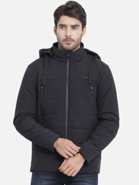 

t-base Men Black Solid Lightweight Padded Jacket