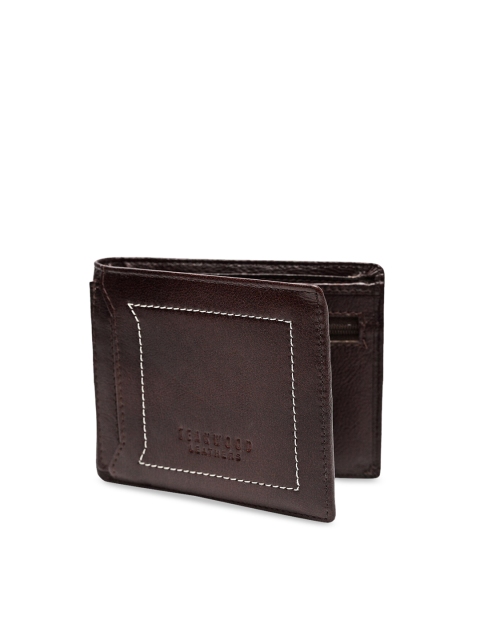 

Teakwood Leathers Men Brown Solid Leather Two Fold Wallet