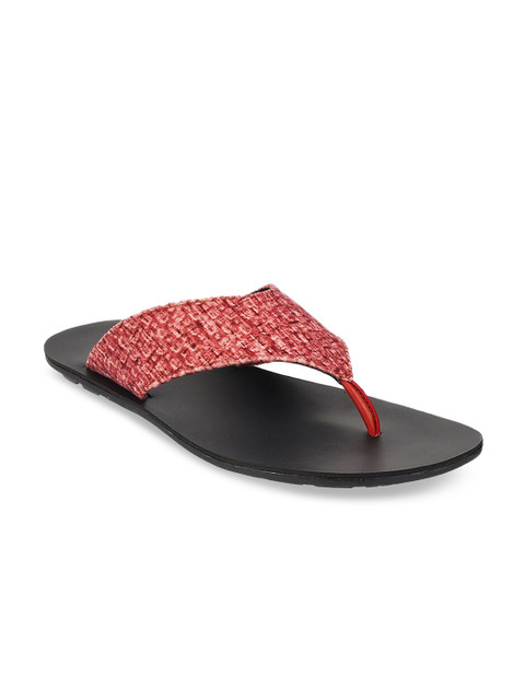 

Metro Men Red Printed Sandals