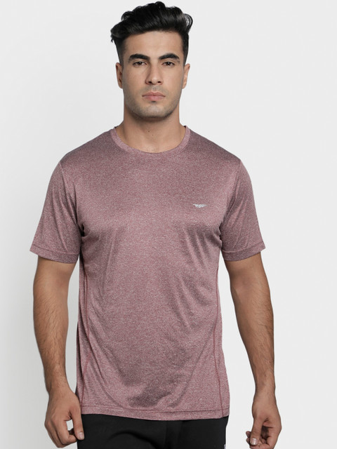 

Red Tape Men Maroon Solid Round Neck T-shirt