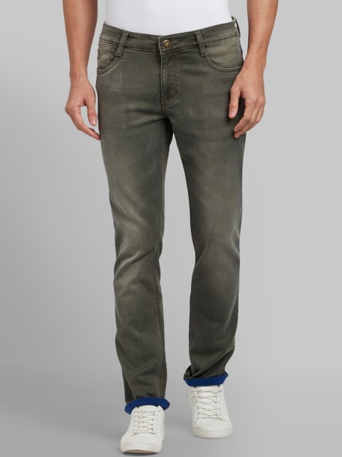 

Parx Men Green Tapered Fit Mid-Rise Clean Look Jeans