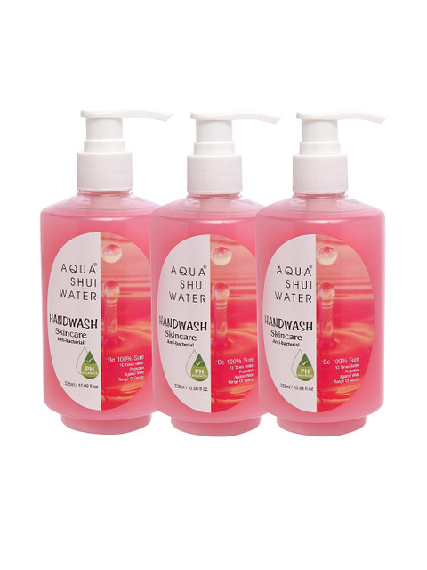 

Aqua Shui Water Pack of 3 Handwash - 325 ml each, Red
