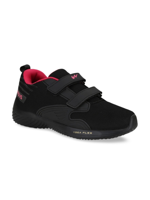

Campus Women Black Mesh Sustainable Running Shoes